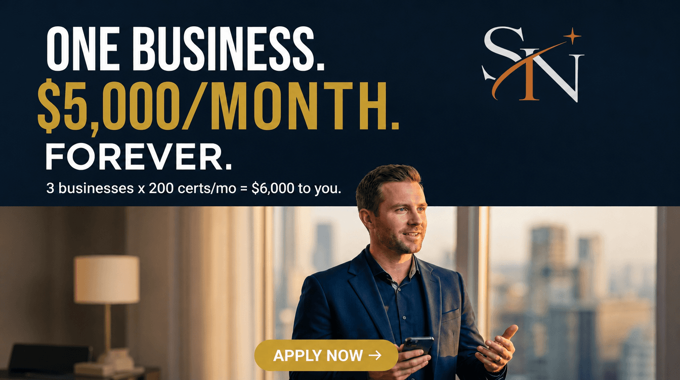 Four ways agents get paid -- vacation cert, savings cert, setup fees, monthly bonuses